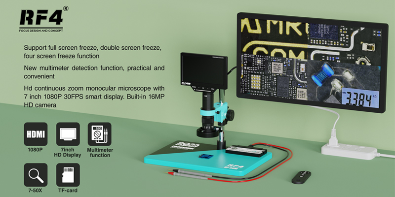 1080P 4K HDMI USB Industrial D - Simul-Focal Industrial Microscope 4K Hdmi recension och pris